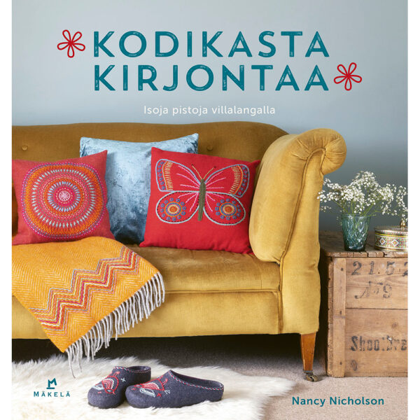 Kodikasta kirjontaa - Isoja pistoja villalangalla tuotekuva1